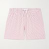 Daneu Straight-Leg Mid-Length Striped Swim Shorts Daneu Straight-Leg Mid-Length Striped Swim Shorts