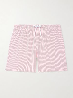Daneu Straight-Leg Mid-Length Striped Swim Shorts Daneu Straight-Leg Mid-Length Striped Swim Shorts