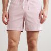 Daneu Straight-Leg Mid-Length Striped Swim Shorts - OU Daneu Straight-Leg Mid-Length Striped Swim Shorts - OU