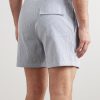 Daneu Straight-Leg Mid-Length Striped Swim Shorts - BK Daneu Straight-Leg Mid-Length Striped Swim Shorts - BK