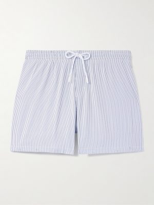 Daneu Straight-Leg Mid-Length Striped Swim Shorts Daneu Straight-Leg Mid-Length Striped Swim Shorts