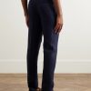 Carlo Straight-Leg Linen Suit Trousers - BK Carlo Straight-Leg Linen Suit Trousers - BK