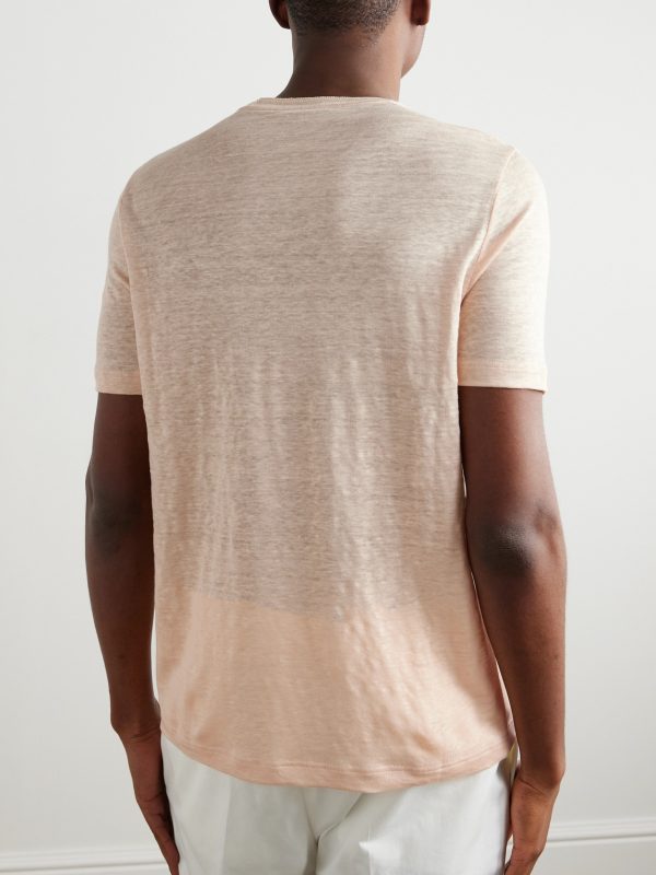 Linen T-Shirt - BK Linen T-Shirt - BK