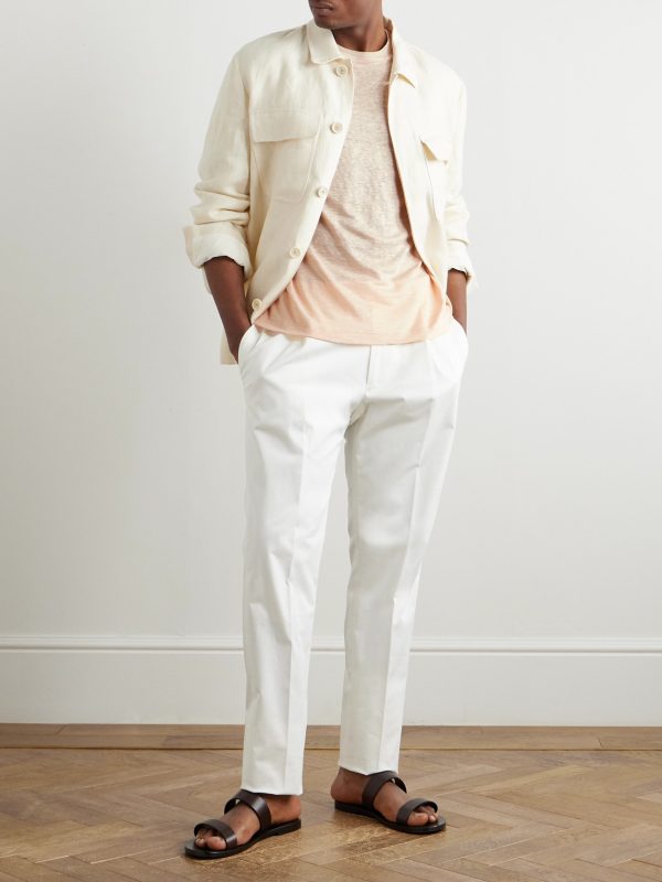 Linen T-Shirt - OU Linen T-Shirt - OU