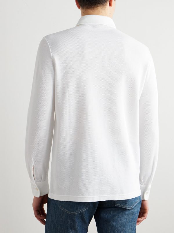Cotton-Piqué Polo Shirt - BK Cotton-Piqué Polo Shirt - BK