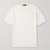 Slim-Fit Cotton and Silk-Blend Piqué T-Shirt