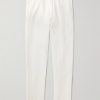 Carlo Straight-Leg Linen Trousers Carlo Straight-Leg Linen Trousers