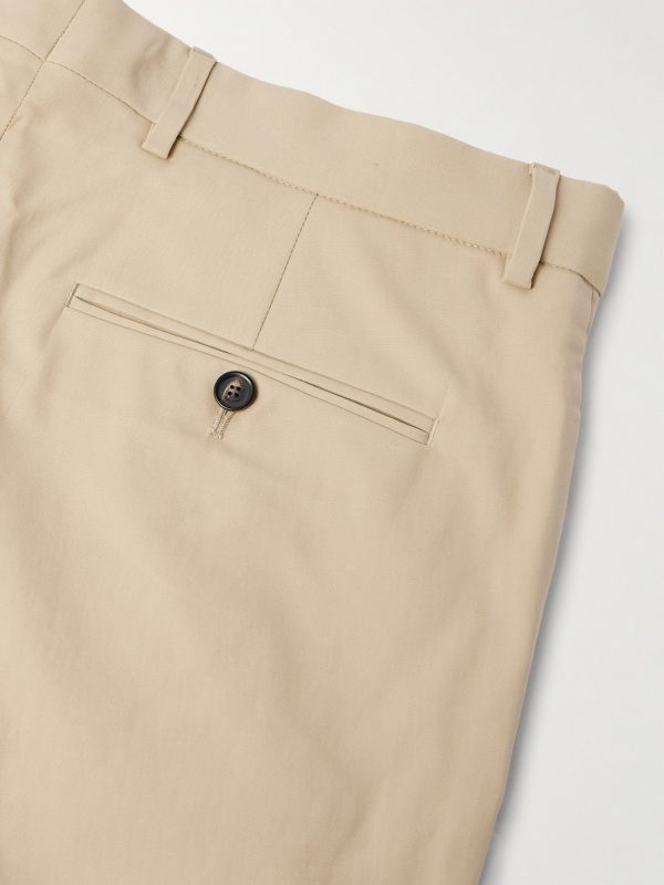 Jarno Straight-Leg Stretch-Cotton Bermuda Shorts - CU