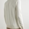Cotton and Silk-Blend Piqué Sweater - BK Cotton and Silk-Blend Piqué Sweater - BK