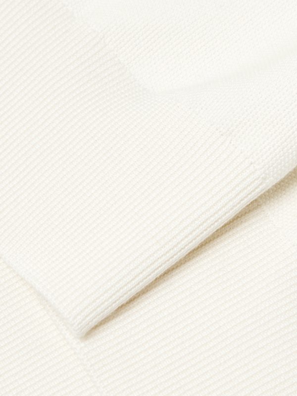 Cotton and Silk-Blend Piqué Sweater - CU Cotton and Silk-Blend Piqué Sweater - CU