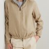 Reversible Linen Bomber Jacket - E2 Reversible Linen Bomber Jacket - E2