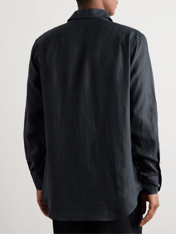 André Arizona Linen Shirt - BK