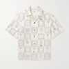 Aperitivo Federico Camp-Collar Printed Silk-Twill Shirt Aperitivo Federico Camp-Collar Printed Silk-Twill Shirt