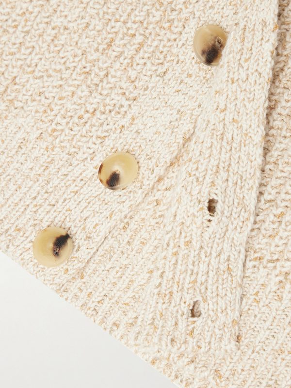 Meina Ribbed Cotton Cardigan - E1 Meina Ribbed Cotton Cardigan - E1