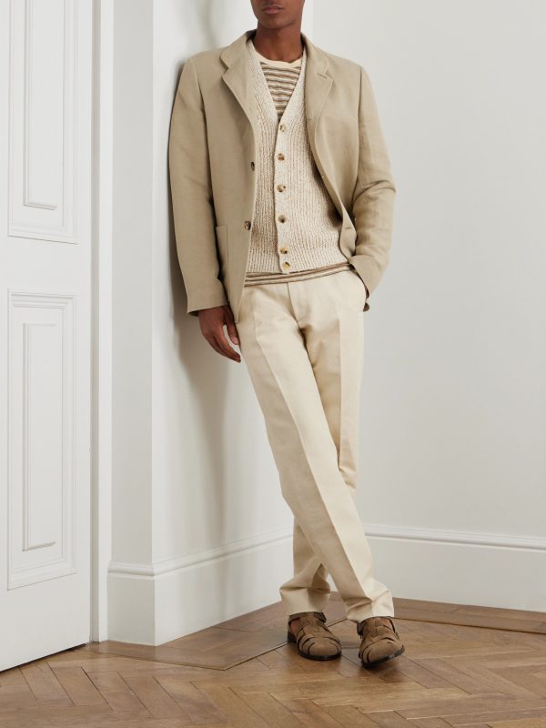 Meina Ribbed Cotton Cardigan - OU Meina Ribbed Cotton Cardigan - OU