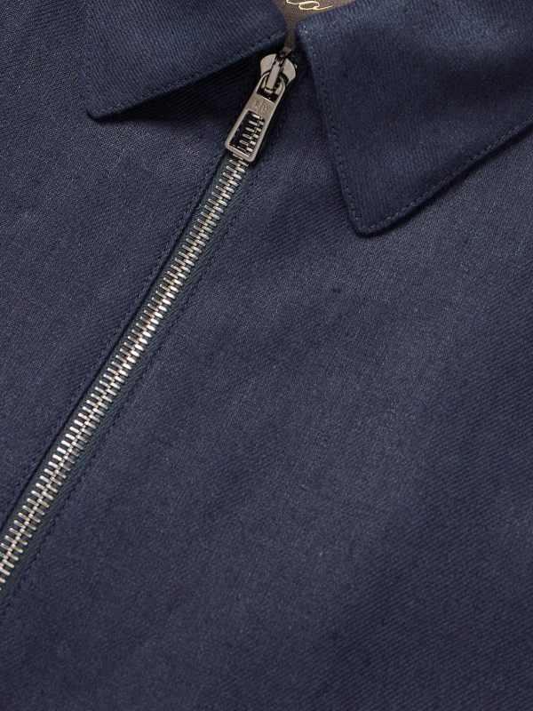 Maurin Linen-Twill Blouson Jacket - CU Maurin Linen-Twill Blouson Jacket - CU