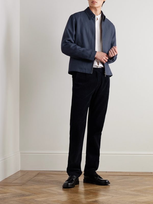 Maurin Linen-Twill Blouson Jacket - OU Maurin Linen-Twill Blouson Jacket - OU