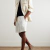 Slim-Fit Cotton and Silk-Blend Piqué T-Shirt - OU Slim-Fit Cotton and Silk-Blend Piqué T-Shirt - OU