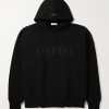 Eternal Oversized Logo-Jacquard Merino Wool Hoodie Eternal Oversized Logo-Jacquard Merino Wool Hoodie