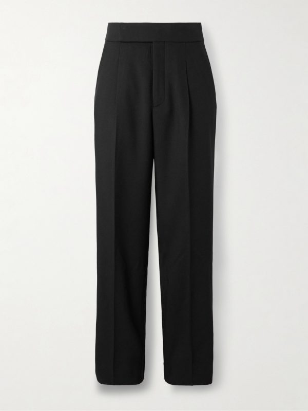 Eternal Wide-Leg Pleated Wool Trousers Eternal Wide-Leg Pleated Wool Trousers
