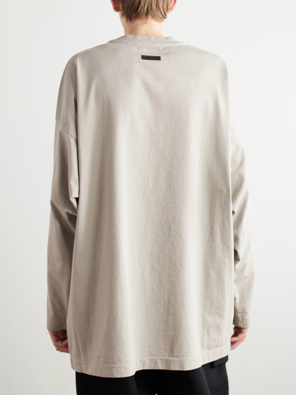 Eternal Oversized Logo-Flocked Cotton-Jersey T-Shirt - BK Eternal Oversized Logo-Flocked Cotton-Jersey T-Shirt - BK
