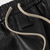 Forum Straight-Leg Croc-Effect Leather Drawstring Trousers - E1 Forum Straight-Leg Croc-Effect Leather Drawstring Trousers - E1