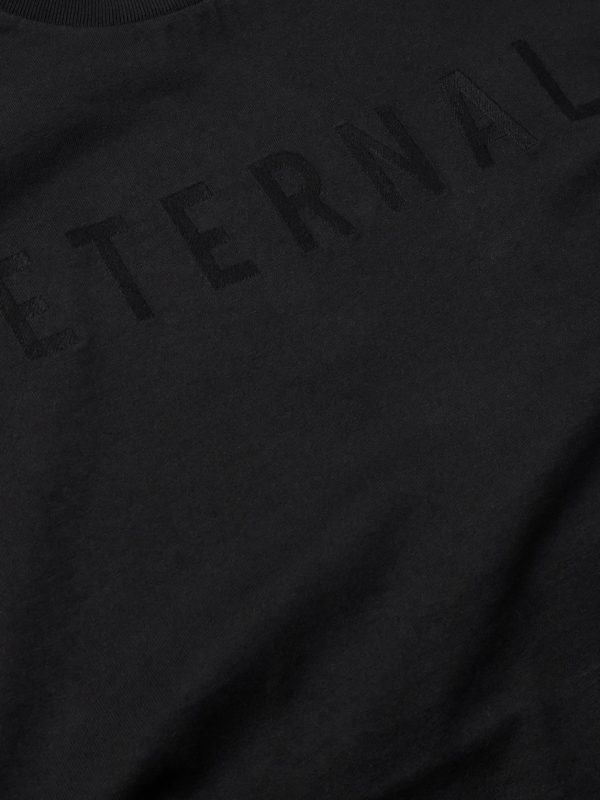 Eternal Oversized Logo-Flocked Cotton-Jersey T-Shirt - CU Eternal Oversized Logo-Flocked Cotton-Jersey T-Shirt - CU