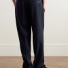 Eternal Wide-Leg Pleated Virgin Wool Trousers - BK