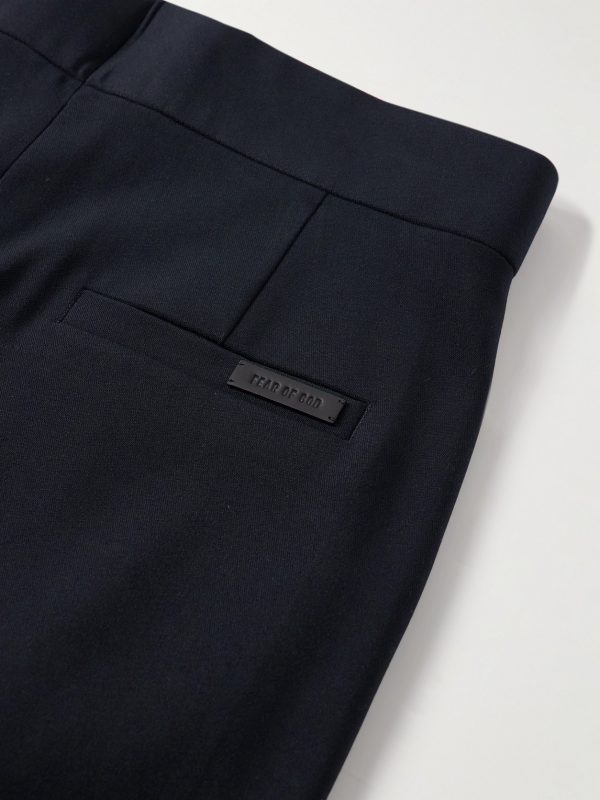 Eternal Wide-Leg Pleated Virgin Wool Trousers - CU
