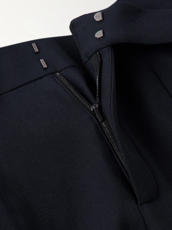 Eternal Wide-Leg Pleated Virgin Wool Trousers - E1