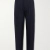 Eternal Wide-Leg Pleated Virgin Wool Trousers