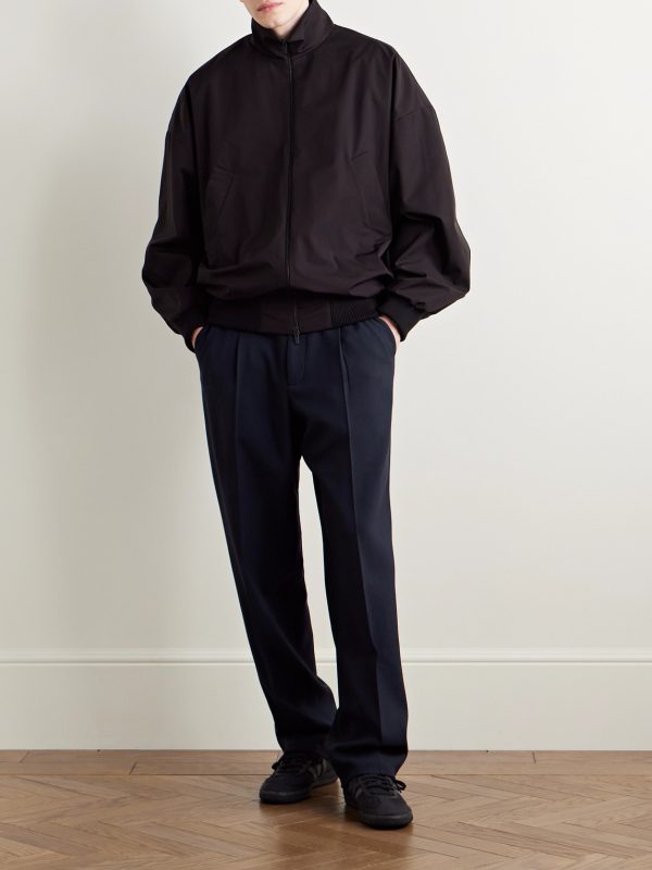 Eternal Wide-Leg Pleated Virgin Wool Trousers - OU