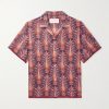 Camp-Collar Paisley-Print Cotton-Voile Shirt Camp-Collar Paisley-Print Cotton-Voile Shirt