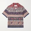Camp-Collar Printed Cotton-Poplin Shirt Camp-Collar Printed Cotton-Poplin Shirt