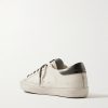 Super-Star Distressed Leather Sneakers - BK Super-Star Distressed Leather Sneakers - BK
