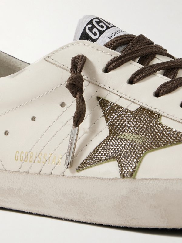 Super-Star Distressed Leather Sneakers - CU Super-Star Distressed Leather Sneakers - CU