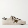 Super-Star Distressed Leather Sneakers Super-Star Distressed Leather Sneakers