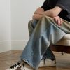 Super-Star Distressed Croc-Effect and Suede-Trimmed Leather Sneakers - OU Super-Star Distressed Croc-Effect and Suede-Trimmed Leather Sneakers - OU