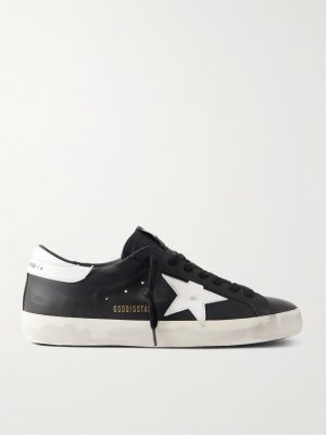 Super-Star Distressed Leather Sneakers Super-Star Distressed Leather Sneakers