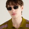 Panthère de Cartier Rimless Rectangle-Frame Gold-Tone Sunglasses - OU
