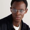Santos de Cartier Rimless D-Frame Silver-Tone Optical Glasses - OU Santos de Cartier Rimless D-Frame Silver-Tone Optical Glasses - OU