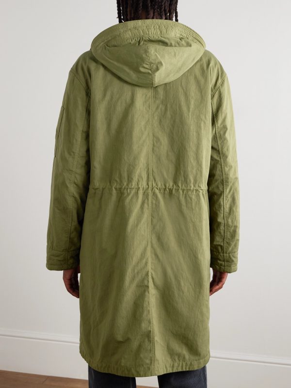 Metropolis Logo-Appliquéd Padded Twill Hooded Parka - BK Metropolis Logo-Appliquéd Padded Twill Hooded Parka - BK