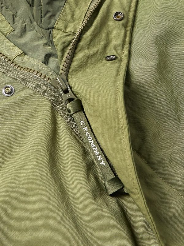 Metropolis Logo-Appliquéd Padded Twill Hooded Parka - CU Metropolis Logo-Appliquéd Padded Twill Hooded Parka - CU