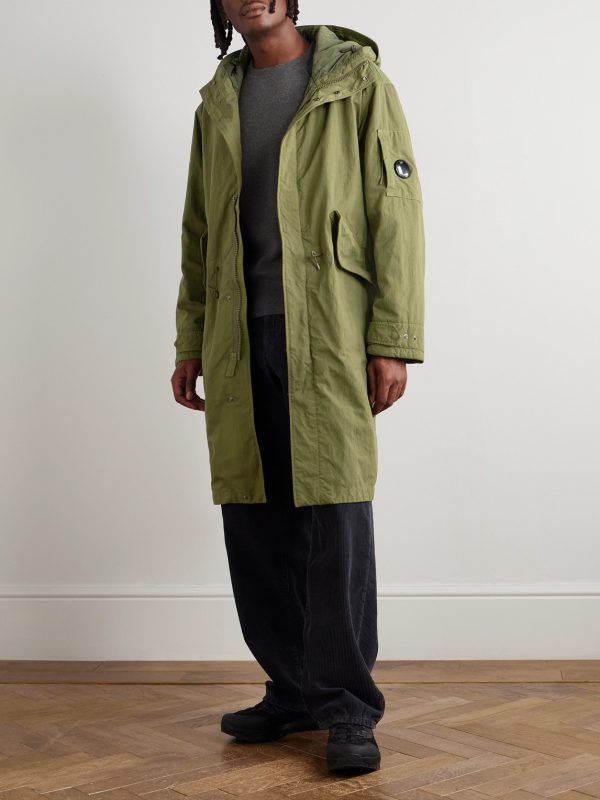 Metropolis Logo-Appliquéd Padded Twill Hooded Parka - OU Metropolis Logo-Appliquéd Padded Twill Hooded Parka - OU