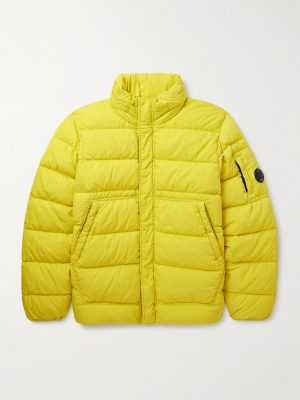 Chrome-R Logo-Appliquéd Quilted Crinkled Recycled-Shell Down Jacket Chrome-R Logo-Appliquéd Quilted Crinkled Recycled-Shell Down Jacket