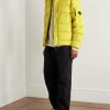 Chrome-R Logo-Appliquéd Quilted Crinkled Recycled-Shell Down Jacket - OU
