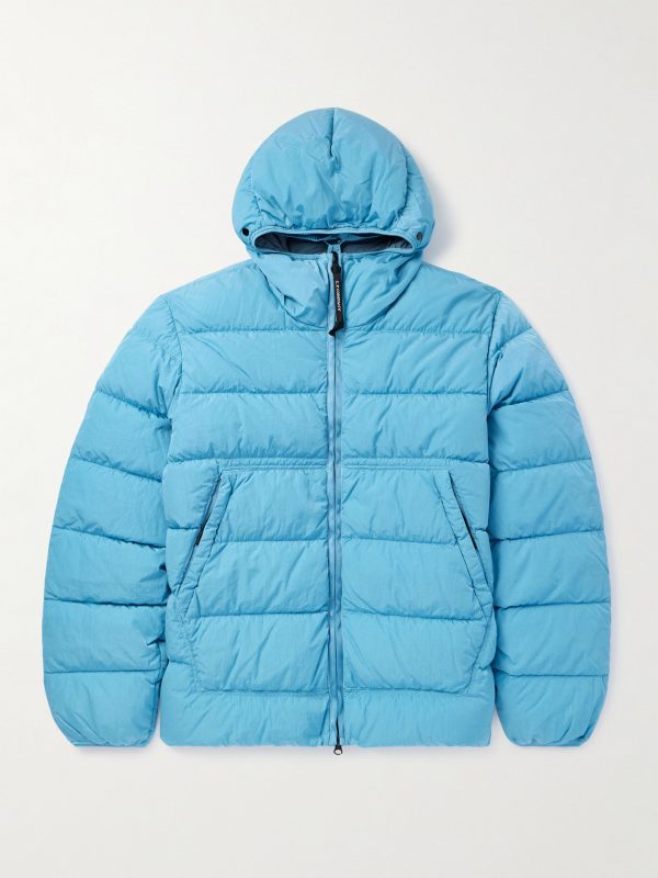 Chrome-R Padded Recycled-Shell Hooded Down Jacket
