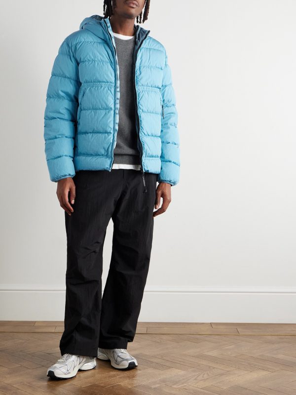 Chrome-R Padded Recycled-Shell Hooded Down Jacket - OU