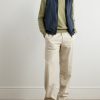 Slim-Fit Reversible Storm System® WindWish™ Twill and Wool Gilet - OU Slim-Fit Reversible Storm System® WindWish™ Twill and Wool Gilet - OU