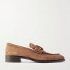 Chambelimoc Embellished Suede Loafers Chambelimoc Embellished Suede Loafers